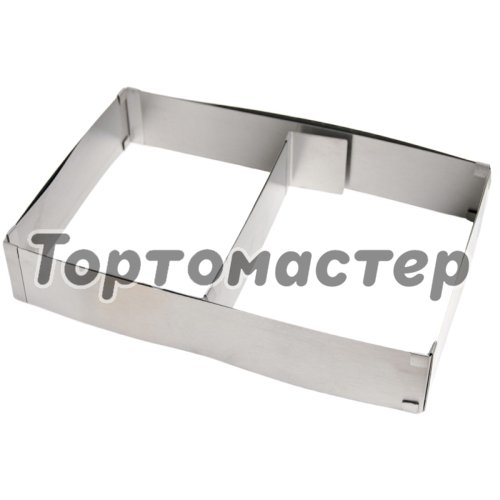 Форма металлическая для выпечки раздвижная Прямоугольная H5 см W27,5-52,5 см 1367040