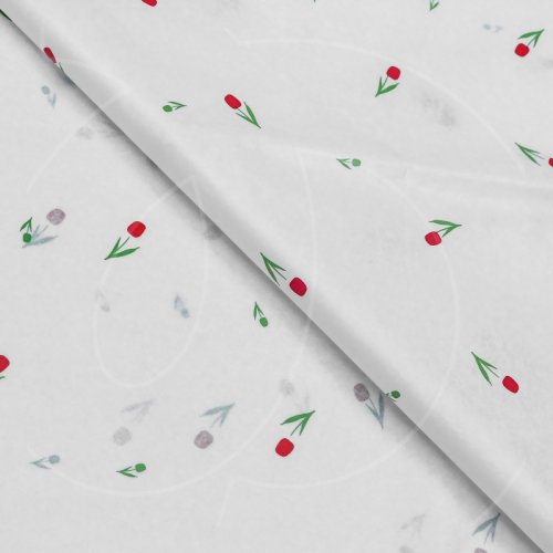 Бумага упаковочная Тишью "Тюльпаны красные" 50х70 см 10 шт 9257702