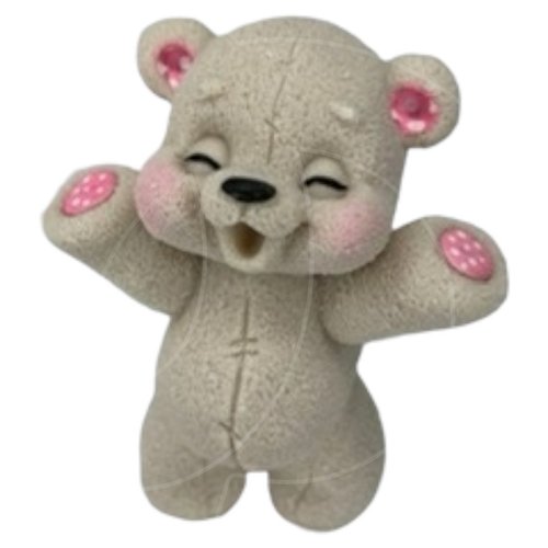 Фигурка из шоколадной глазури Мишка Happy 