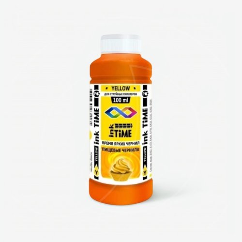 Пищевые чернила InkTime Жёлтый 100 мл 