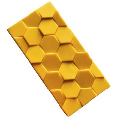 Форма поликарбонатная для шоколада "Медовые соты" 3 шт 7129772