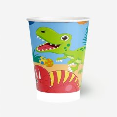 Стакан бумажный "Динозаврики" 260 мл 440193