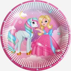 Тарелка бумажная "Принцесса" 6 шт 770085