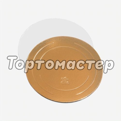 Подложка под торт Золото/Белый 3,2 мм 42 см ForG BASE 3,2 G/P D 420