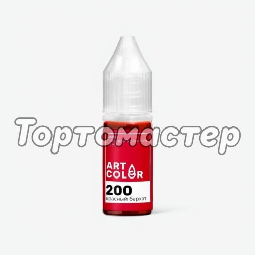 Краситель пищевой гелевый водорастворимый Art Color "Base Красный" 10 мл 