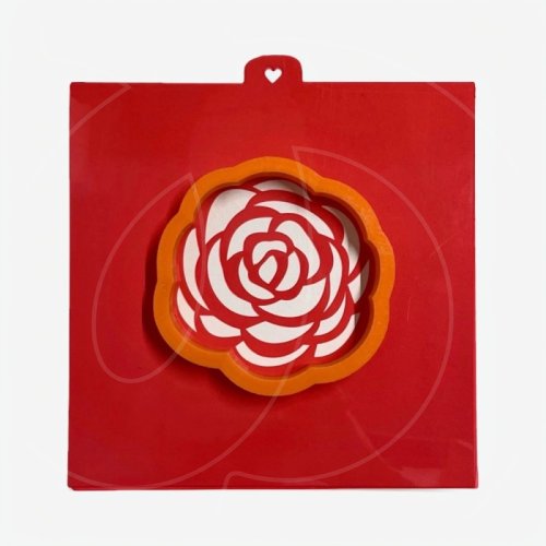 Вырубка пластиковая и трафарет LUBIMOVA "Пион" LC-00008714	