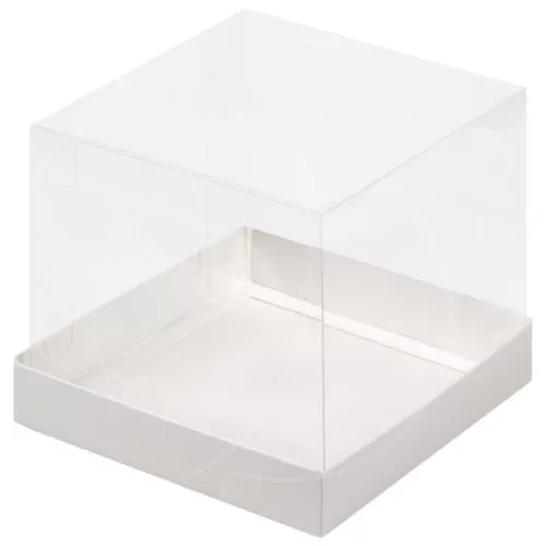 Коробка для шоколадной фигурки белая 10х10х10 см КУ-643; 9847832