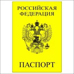 Топпер декоративный Паспорт Золото 8,7х12,5 см ТСК128